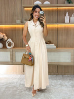 2007 - Vestido gola polo