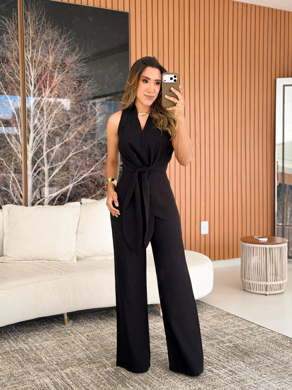 885 - Conjunto de calça| Detalhe amarração