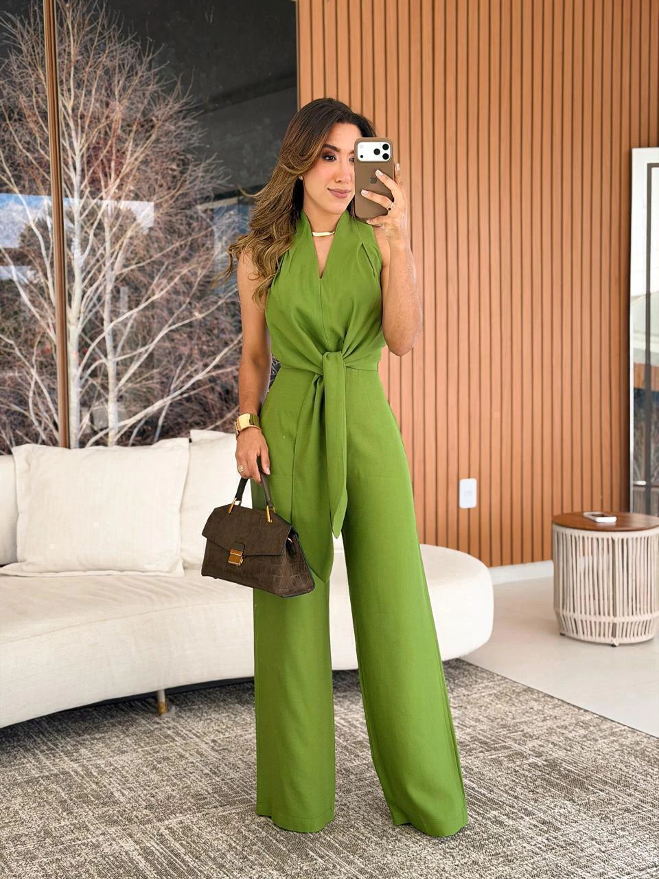 885 - Conjunto de calça| Detalhe amarração