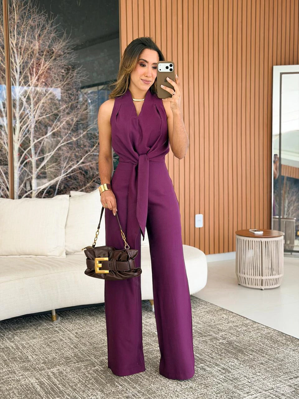 885 - Conjunto de calça| Detalhe amarração