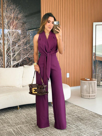 885 - Conjunto de calça| Detalhe amarração