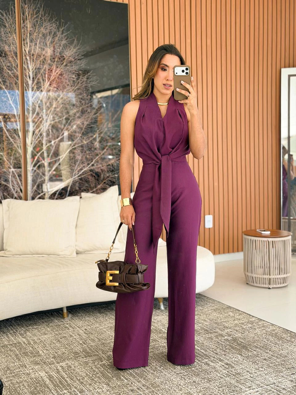 885 - Conjunto de calça| Detalhe amarração
