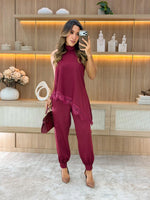 1079 - Conjunto Alfaiataria com renda