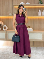 2007 - Vestido gola polo